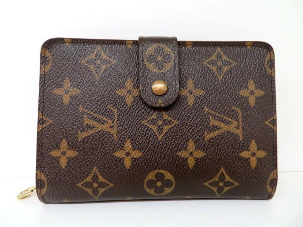 LOUIS VUITTON Bi fold Wallet Portefeuille Zip Monogram